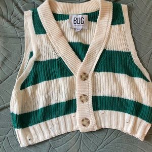 BDG Mona Button Down Sweater Vest - medium